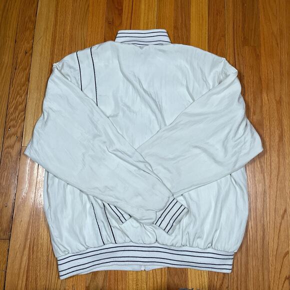 Vintage 80s Nike Tennis Jacket XL Checkerboard Tag Windbreaker Crest Logo - Picture 3 of 14